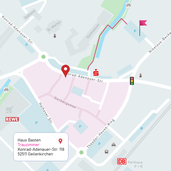 Karte Parken Trauzimmer Haus Basten Geilenkirchen