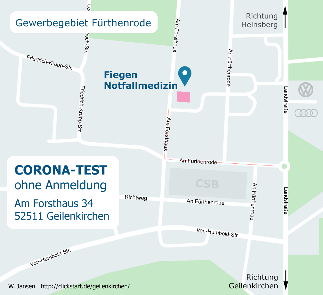 Corona Testcenter Geilenkirchen Karte Anfahrt