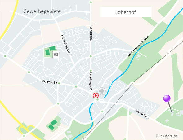 Anfahrt Geilenkirchen Loherhof