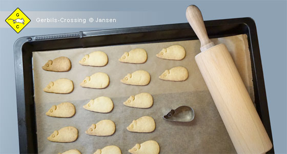 Mäuseplätzchen backen Kinder